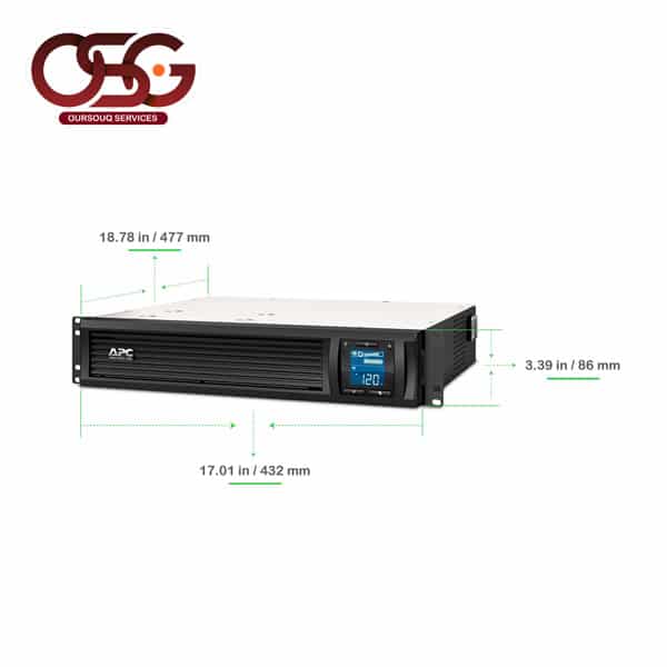 UPS, Rackmount 2U, SMC1500-2U TW - Image 4