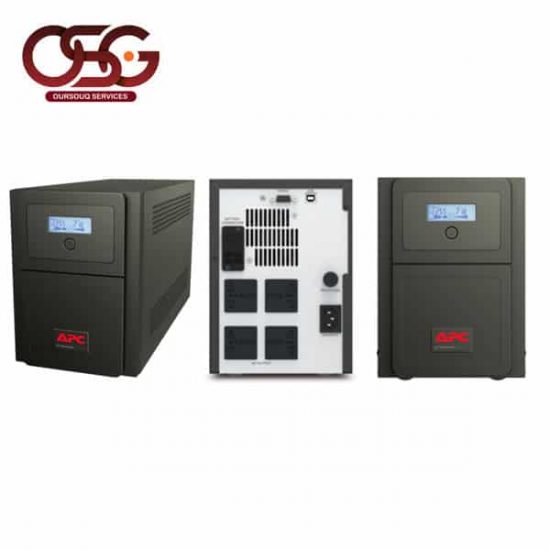 APC Easy UPS 1 Ph Line Interactive, 1000VA, Tower, 230V, SMV1000I