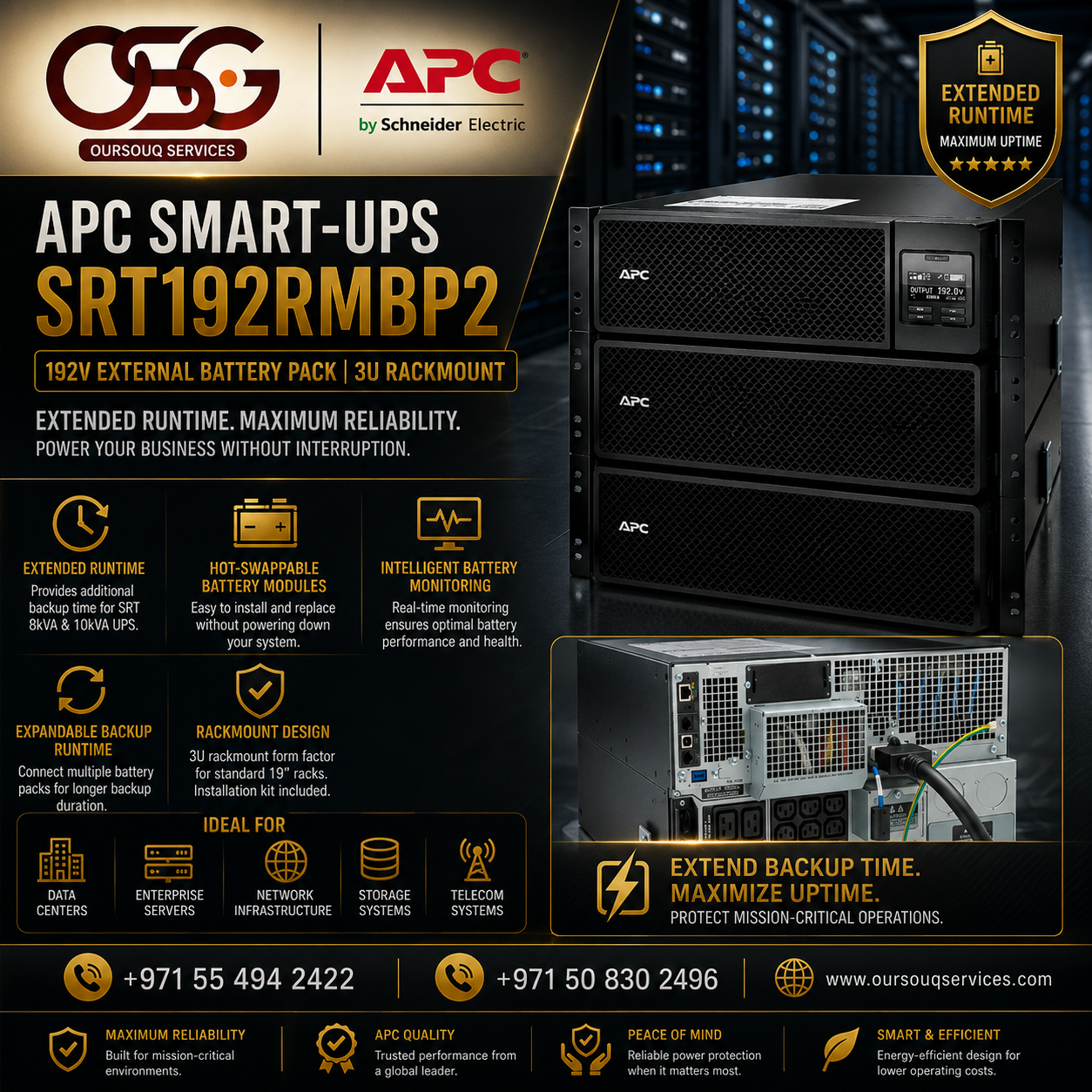 APC Smart UPS SRT192RMBP2