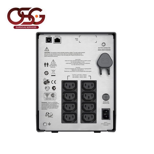 Smc1500ic 1500va 230v apc smart back