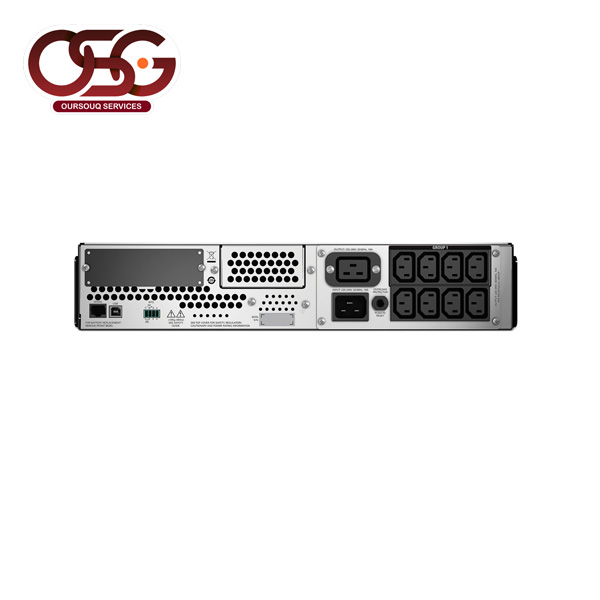 Smt3000rmi2u apc smart ups 3000va 230v back