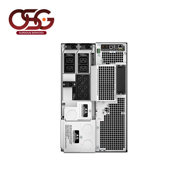 Ups srt8kxli apc smart 8000va 230v back